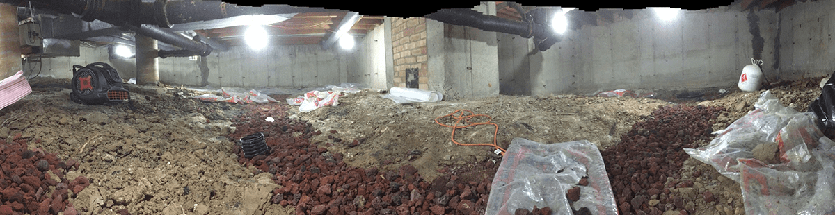 Crawlspace Before Nu-Crawl Space